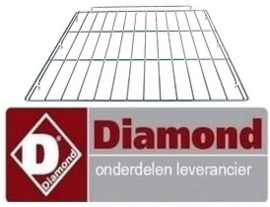 244RTCU700341 - Oplegrooster B 530mm D 630mm voor gasfornuis  DIAMOND EUROPE : G99/4BF2-N