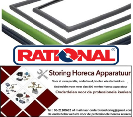 829902243 - Oven deurrubber B 470mm L 790mm buitenmaat 10 x 1/1 voor oven RATIONAL