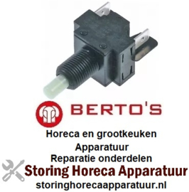 633300126 - Druktaster inbouwmaat voor BERTOS