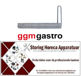 307700159 - Draaiveer ø 20mm L2 80mm voor deur pizzaoven per stuk GGM GASTRO