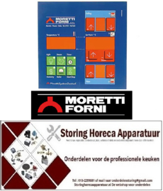 611401279 -Bedieningsfolie blauw  Morreti Forni
