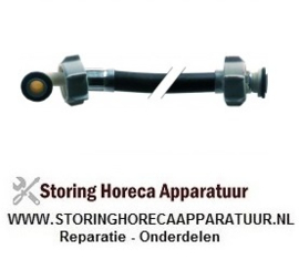 527520746 - Toevoerwaterslang nominale breedte DN10mm L 1500mm werkdruk 10bar plaatdruk 32bar recht-haaks