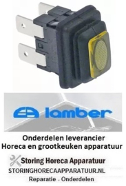 446359446 - Drukschakelaar geel voor vaatwasser LAMBER DSP4