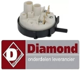 541224003 - Pressostaat drukbereik 55/35mbar voor voorlader vaatwasser DIAMOND D86