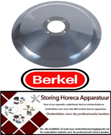 124697535 - Rondmes AD ø 296mm afname ø 58mm 4 gaten ID ø 240mm H 20mm 100Cr6 standaard BERKEL