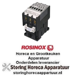 218380266 -Relais AC1 90A 230VAC (AC3/400V) 22kW hoofdcontact 3NO aansluiting schroefaansluiting ROSINOX