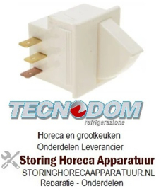 1133240294 - Microschakelaar met drukknop 250V 5A 1NO/1NC - TECNODOM