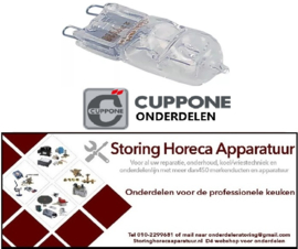 229359946 - Halogeenlamp 230V 40W temp. bestendigheid 300°C CUPPONE