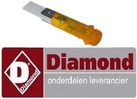 129C5411-00 - Oranje signaallampje voor convectie oven DIAMOND DFV-423/S