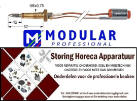 101102152 - Thermokoppel met twee geleiders L 750mm MODULAR