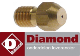 639RTCU900229 - Sproeier 140K Aardgas voor gasfornuis DIAMOND : G65/4BP7