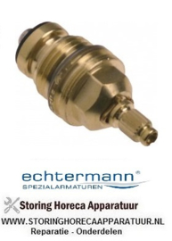 079548421 - Standaard kraan bovendeel draad 1-2 koud-  warmwater H1 17-22mm H2 31mm H3 12mm D1 ø 17,5mm D2 ø 24mm