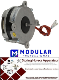 167601993 - Ventilatormotor 230V fasen 1 50Hz 0,18/0,12kW 2800U/min snelheid 1 L1 85mm L2 65mm L3 23mm voor oven Modular