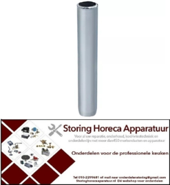 34451.5058 - Standpijp afvoer grootte 2" werklengte 310mm totale hoogte 330mm AD ø 50mm RVS