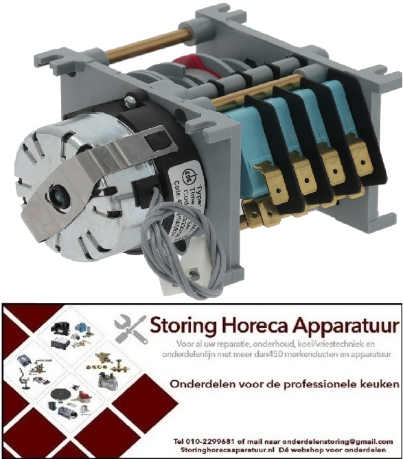 738360310  - Timer CDC 4804M motoren 1 kamers 4 looptijd 120s 230V