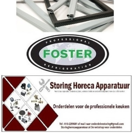 408901747 -Koeldeurrubber B 375mm L 610mm steekmaat FOSTER