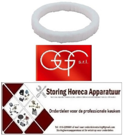 643360782 - Pakking voor pizzaoven lampaansluiting glasvezel ID ø 35mm OD ø 45mm materiaaldikte 5mm GGF