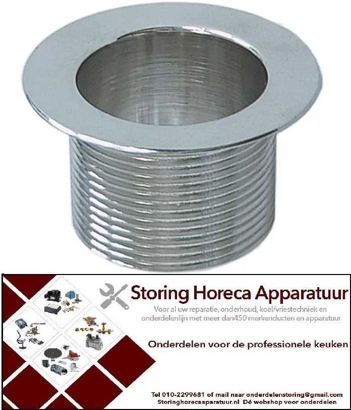 146516071	- Afvoerventiel draad 1½" AD ø 67mm H 39mm ID ø 42mm