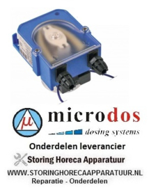 4453.616.85 - Doseerapparaat MICRODOS zonder sturing 3l/h 230 VAC wasmiddel slang ø 4x6mm slang Santoprene