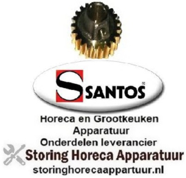 90518219 - Bronzen tandwiel voor keukenmachine SANTOS No 18