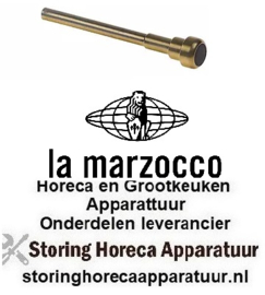 218526847 -As voor stoomkraan met pakking ø 14,5mm D1 ø 10,5mm D2 ø 7,45mm D3 ø 6mm L 88,2mm koper La Marzocco