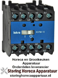 VE38051.213 - Magneetschakelaar ISKRA AC1 20A 230VAC (AC3/400V) 8,5A/5,5kW hoofdcontact 3NO hulpcontact 1NO