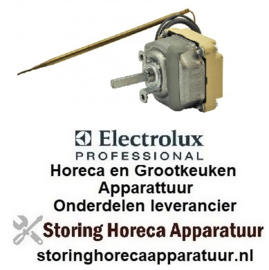 601375107 -Thermostaat t.max. 350°C instelbereik 60-350°C 3-polig 3NO 16A voeler ø 4mm voeler L 128mm ELECTROLUX