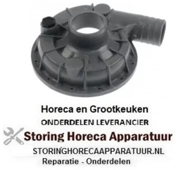 335521513 - Pompdeksel FIR ingang ø 63mm uitgang ø 47mm draairichting rechts ID ø 150mm binnenhoogte 32mm