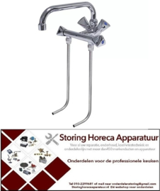 489540273 - Eengatsmengkraan voor 2 spoelbakken lagedruk 3/8" bovendeel