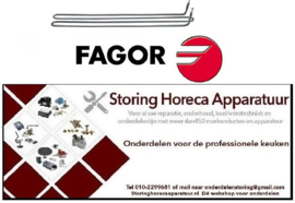 256416615 -Verwarmingselement 2000W 230V L 523mm B 95mm H 81mm aansluiting M4 droog FAGOR