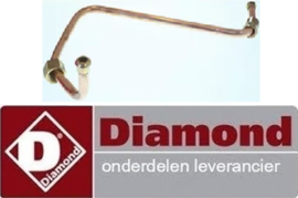 185.5.0.000.0947 - Koperen leiding met aansluiting voor koffiemachine DIAMOND AROMA