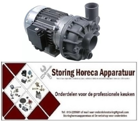 669500031 - Waspomp ingang ø 63mm uitgang ø 53mm type 1205.2528 230/400V 50Hz fasen 3 2kW 2,7PS L 330mm