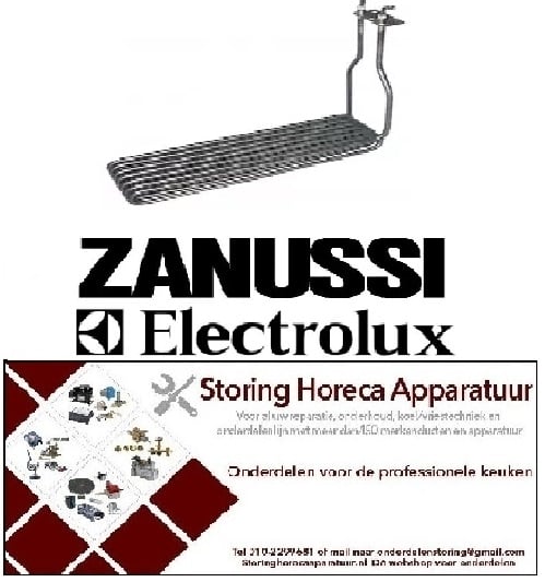 474415377 - Verwarmingselement 5500W 230V VC 1 L 320mm B 86mm H 248mm rechthoekige flens ZANUSSI
