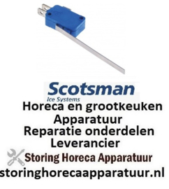 115345345 -Microschakelaar met hendel bediend door hendel 250V 16A 1CO aansluiting vlaksteker 6,3mm L 78mm Scotsman