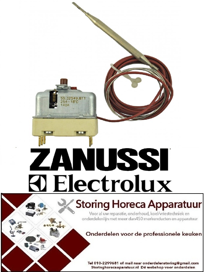 MAXIMAALTHERMOSTAAT VOOR ELECTROLUX EN ZANUSSI  HORECA EN GROOTKEUKEN APPARATUUR REPARATIE ONDERDELEN