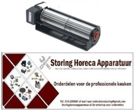 312601057 - Dwarsstroomventilator rol ø 60mm wals L 270mm gelamineerde kerndikte 20mm