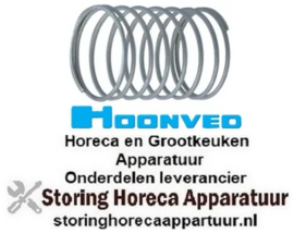 935511323 - Drukveer ø 41,3mm L 57mm draad ø 2mm voor vaatwasser HOONVED