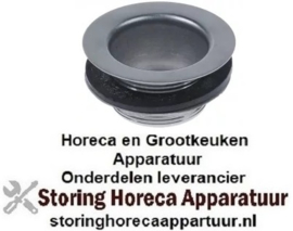 105515089 - Afvoerventiel grootte 1½" totale hoogte 40mm AD ø 71mm RVS