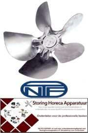 457601410 -Ventilatorblad zuigend ø 300mm ventilatorblad bevestiging 25,4mm vleugelhoek 28°