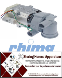 222499256 -Pomp ingang ø 28mm uitgang ø 30mm type L63.T40 230V 50Hz fasen 1 0,4kW L 235mm RHIMA