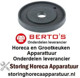 511103171 - Branderkop D 6kW voor branderdeksel ø 121mm voor gasfornuis BERTOS