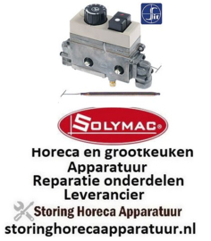278102873 -Gasthermostaat SIT type MINISIT 710 t.max. 340°C 140-340°C gasingang 1/2" gasuitgang 3/8" Solymac