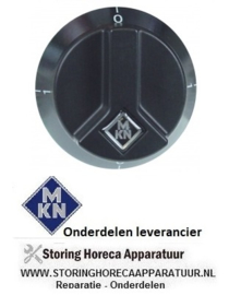 295209900 - Knop schakelaar 0-1-0-1 MKN BAKPLAAT