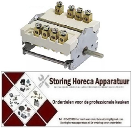 447300102 - Nokkenschakelaar 4 schakelstanden 4NO schakelvolgorde 0-1-0-1 32A