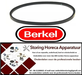 856697690 - V-snaar profiel A/13 L 457mm riembreedte boven 13mm H 8mm CODE A18 BERKEL