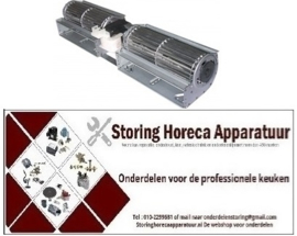 556601026 - Dwarsstroomventilator rol ø 60mm wals L 2x180mm gelamineerde kerndikte 35mm