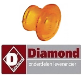 82009950368534 - Signaallampkap geel ø 8mm voor oven DIAMOND