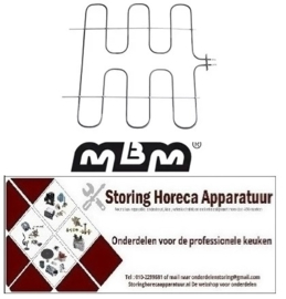 454416543 - Verwarmingselement voor oven 3200 Watt MBM
