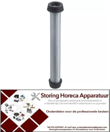 2855.40281 - Standpijp afvoer grootte 1¼"-1½" werklengte 265mm totale hoogte 275mm AD ø 30mm RVS