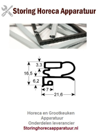 21220239030 - Koeldeurrubber profiel 9030 B 415mm L 625mm op maat gemaakt